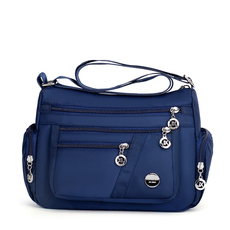 Spencer Waterproof Nylon Crossbody Handbag Large Capacity Messenger Satchel  Shoulder Bag for Women Girls (Purple) - Walmart.com